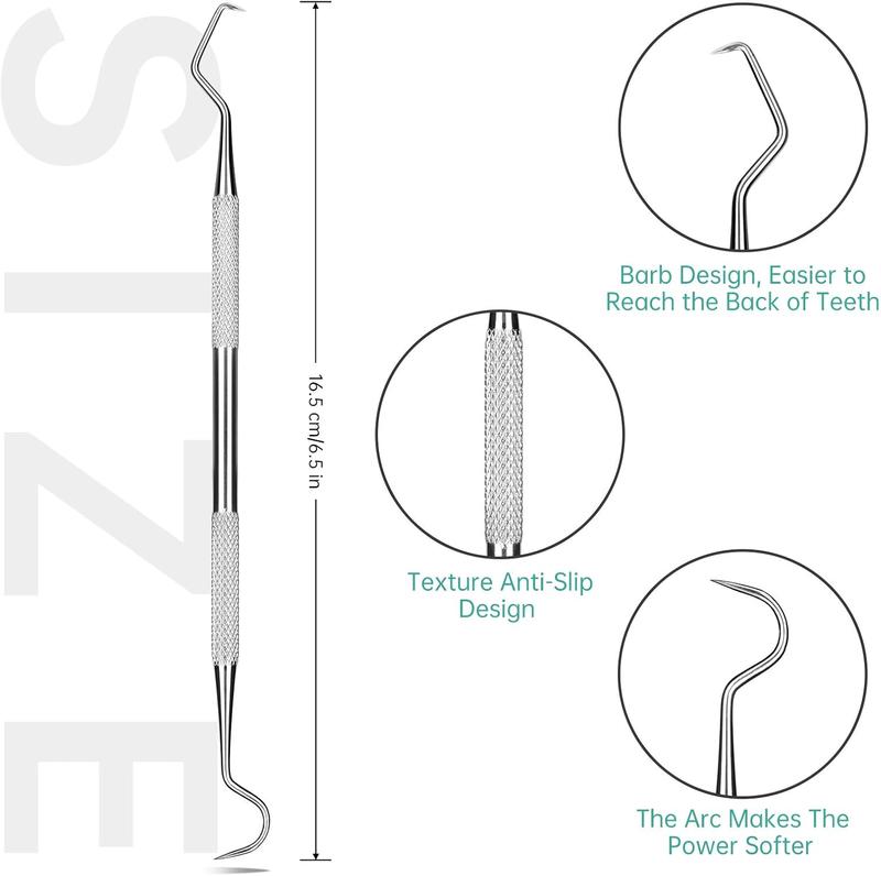 Scraper Tools - Tooth Picks, Tartar Scrapers and Tooth Stain Removers, Household Tools Oral Stainless