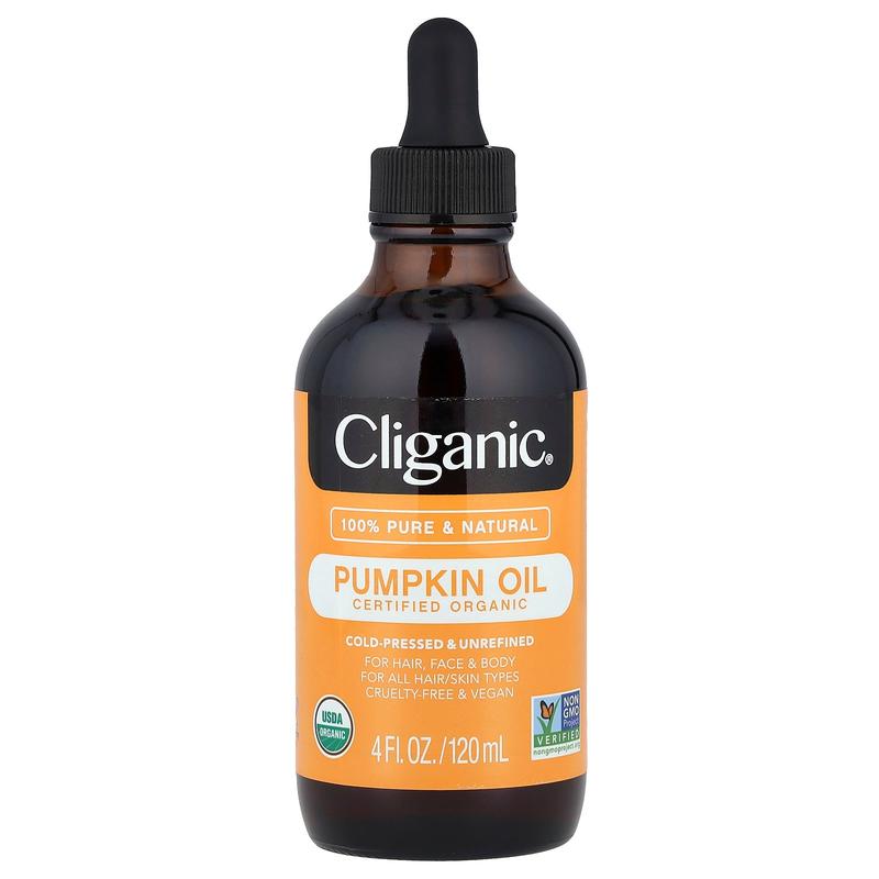 Cliganic Organic Pumpkin Oil, 4 fl oz (120 ml)