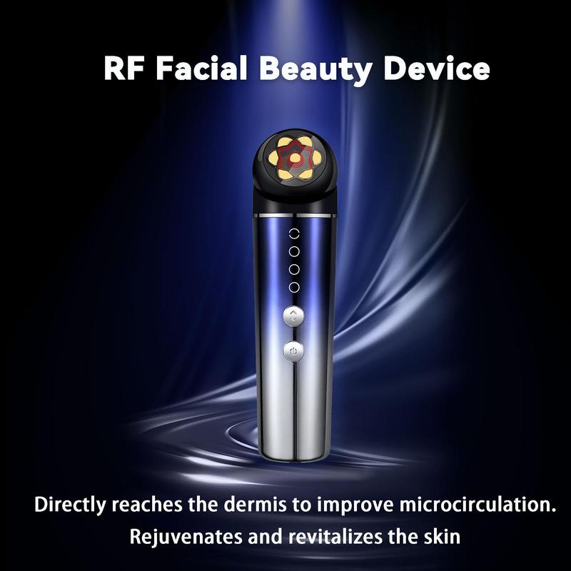 Facial Beauty Instrument, 1 Box Handheld Ultrasonic Beauty Instrument, Facial Lifting Massage Tool, Professional Personal Care Products for Women