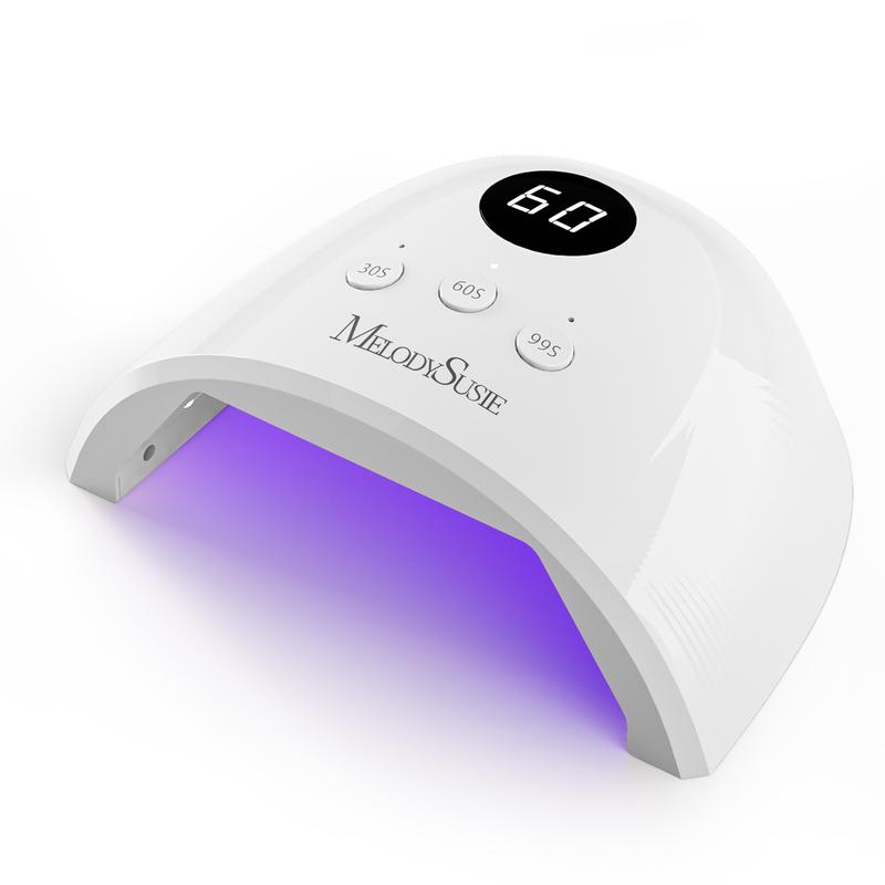 MelodySusie UV Nail Lamp, Plus30F UV Light for Gel Nails LED Nail Dryer with 3 Timer, Smart Sensor, LCD Display Fast Curing Gel Manicure