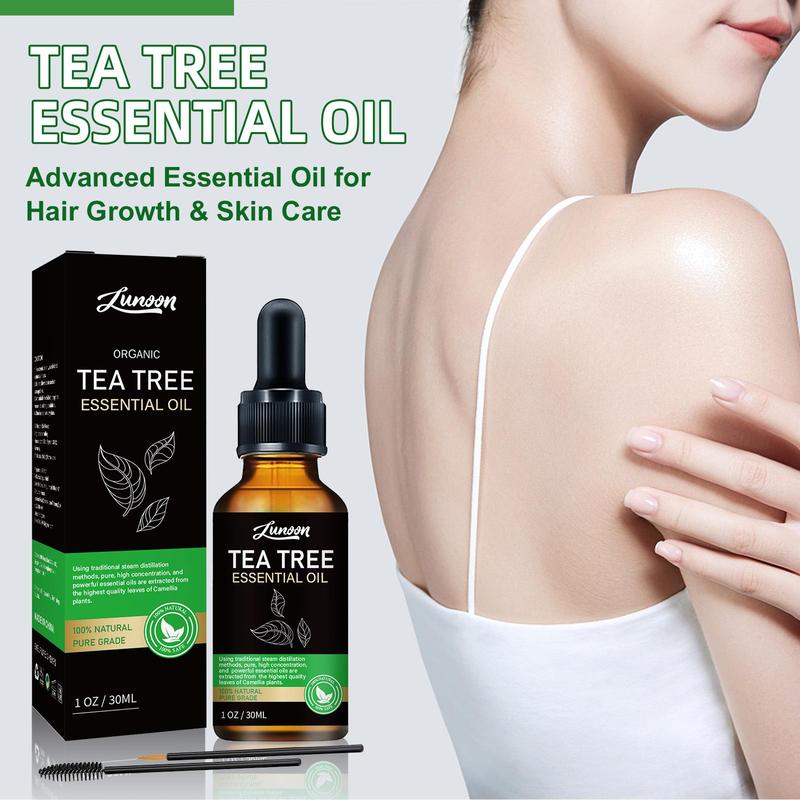 Tea Tree Essential Oil, 1 Box 2 Boxes Deeply Moisturizes Face, Body, Skin, and Hair Care Multi Effect Essential Oil, Hair Care Product