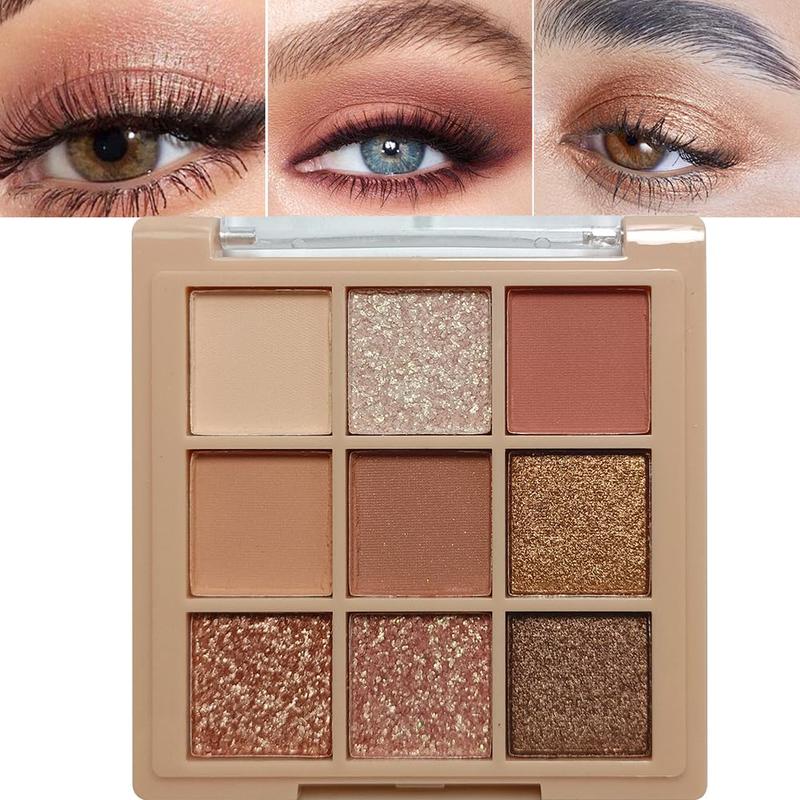 Limited Edition Nurturing-Looking Eyeshadow Palette - Matte & Glitter Shades, Natural Ingredients, Highly Pigmented - Cosmetic .