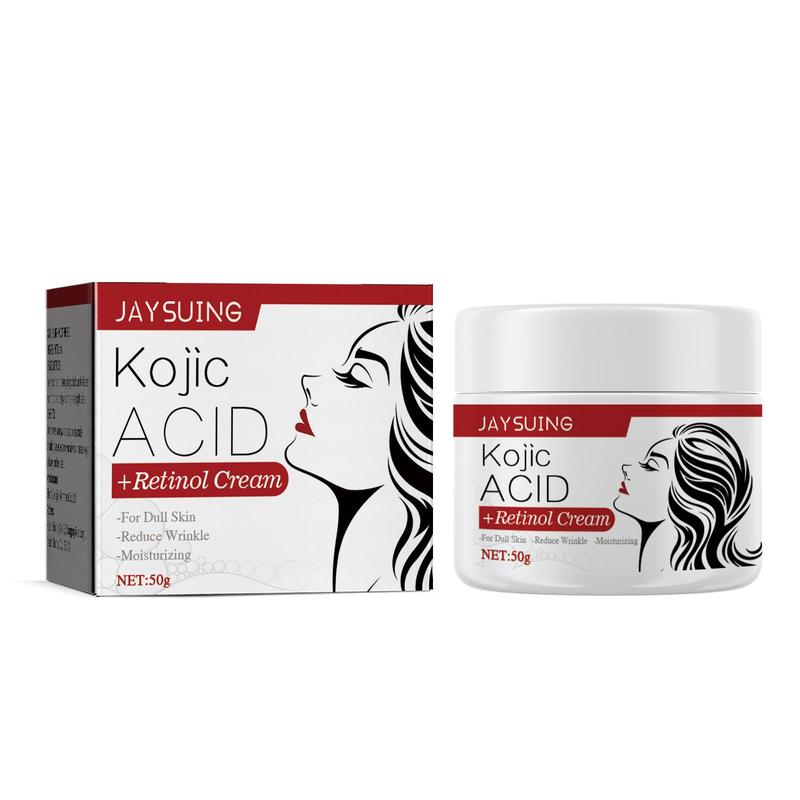 Kojic Acid & Retinol Moisturizing Cream, Firming Hydrating Face Moisturizer, Comfort Facial Soothing Skin Care Lotion, Summer Gift