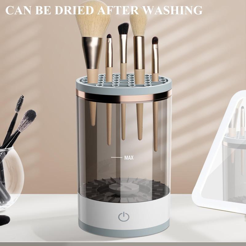 Electric Makeup Brush Cleaner, Automatic Brush Washer, Makeup Brush Cleaning Machine, Makeup Tool Cleaner for Daily Use, Christmas Gift