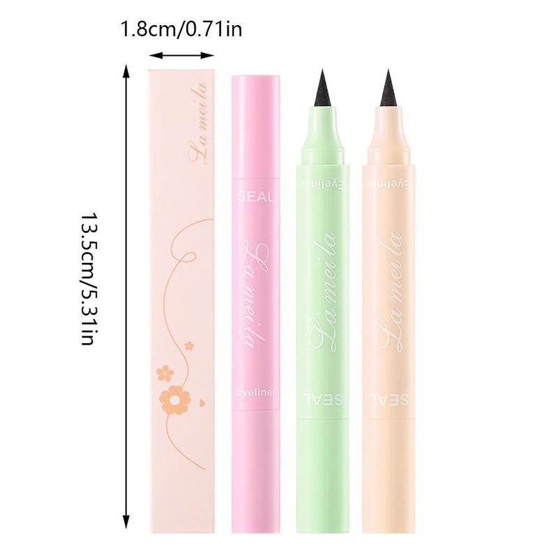 Dual-ended Eyeliner Stamps, 8 Counts set Waterproof Liquid Eyeliner Seal Stamp, Long Lasting Eyeliner Pen for Eye Makeup Decoration, Summer Cosmetic Products, Eye Makeup Products, The Eyebrow Expert