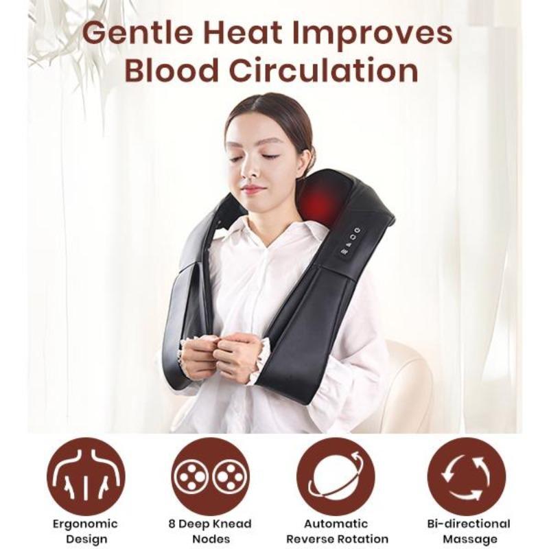 Electric Neck & Shoulder Massager, 1 Set Electric Shoulder & Neck & Back Massage Tool with Multiple Modes for Simple Operation, Perfect Gift for Men & Women & Family Use