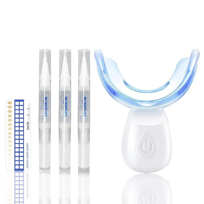 Teeth Whitening Kit Pen Gel for Sensitive Teeth - Professional Tooth Whitener Dental Tools with Mouth Tray for Achieving a Bright White Smile