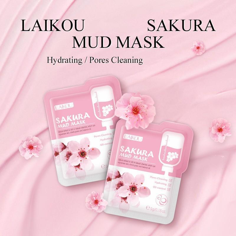 Sakura Flower Skincare Kit, 14pcs set Hydrating Skin Care Kit, Including Face Mask & Essence Cream & Eye Mask & Lip Mask, Moisturizing Skin Care Kit, Ordinary Skincare Products