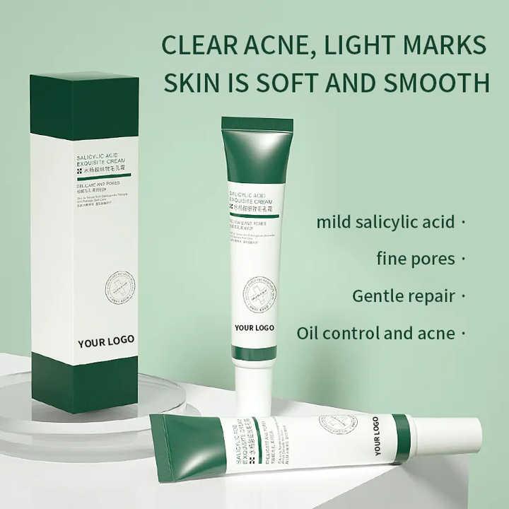 Salicylic Acid Pore Refinement Cream Lotion Skin Rejuvenation Cream Skin Care Products Moisturizers Gentle Skin Repair Comfort Moisturizers Gentle