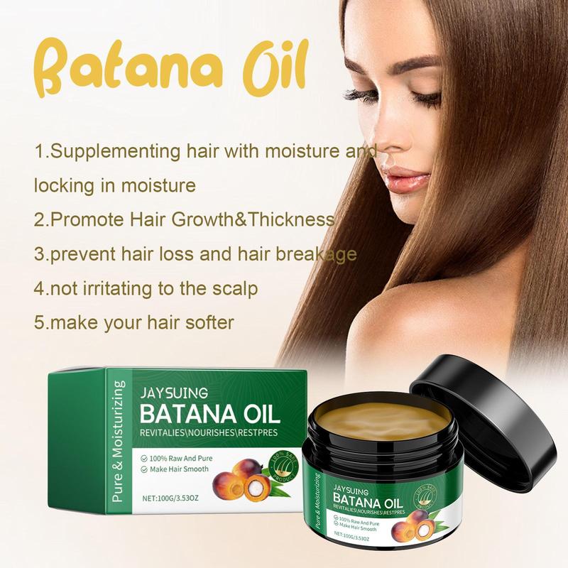 [Free Shipping]Hotana 100% Unrefined Batana Oil from Honduras - Get Fuller, Thicker, Healthier Hair - Great Gifts for Women & Men Conditioner Haircare Silky - Hair Nutrition