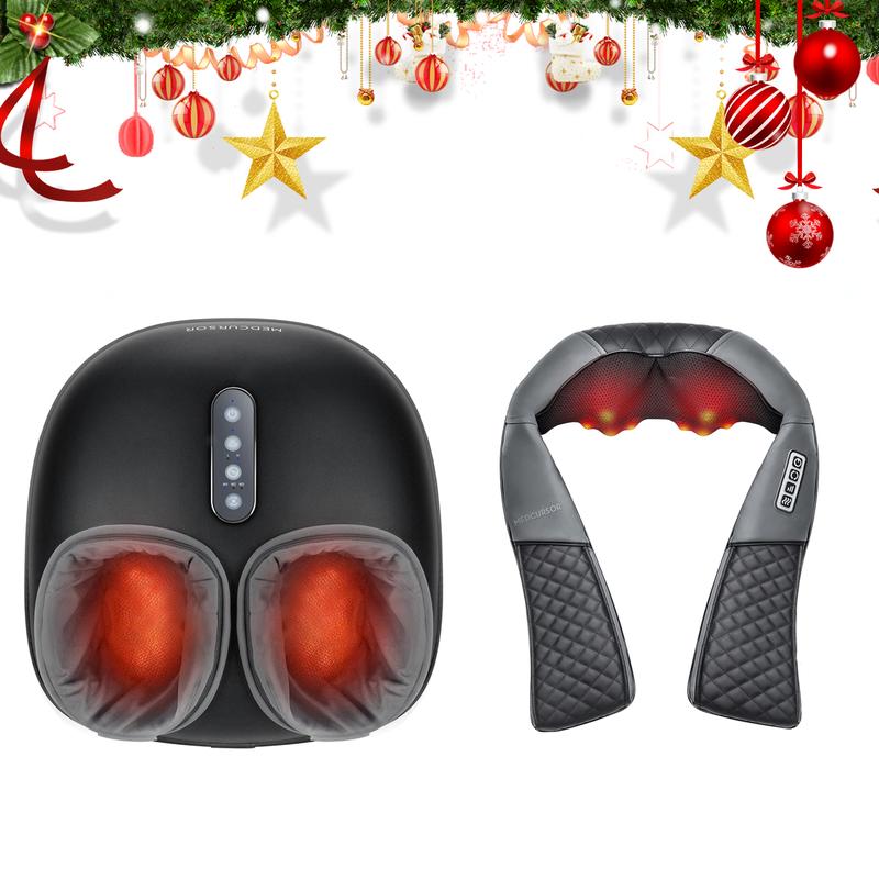 Medcursor Neck Massager & Foot Massager, Holiday Gift Massagers