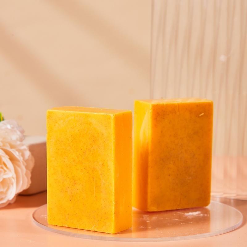 AGICEA Turmeric & Kojic Acid Brightening Soap, Kojic Acid Soap, Soap Body Care Body Wash Lemon Flawless Organic