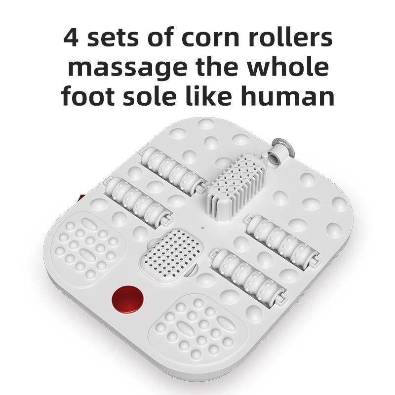 Portable Foot Spa & Foot Massager with Heating, 4 Massage Rollers – Foldable Foot Bath for Pedicure, Home Relaxation,Christmas gift for woman foot massager Comfort