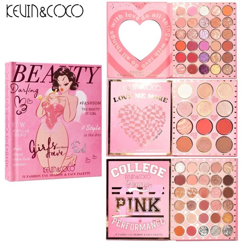 Kevin & Coco Magazine Collection Eyeshadow and Face Palettes - Makeup Cosmetic eyeshadow makeup