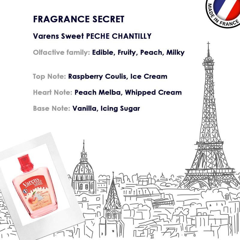 Ulric de Varens Sweet PECHE CHANTILLY Eau De Parfum for Women 1.7 Fl Oz