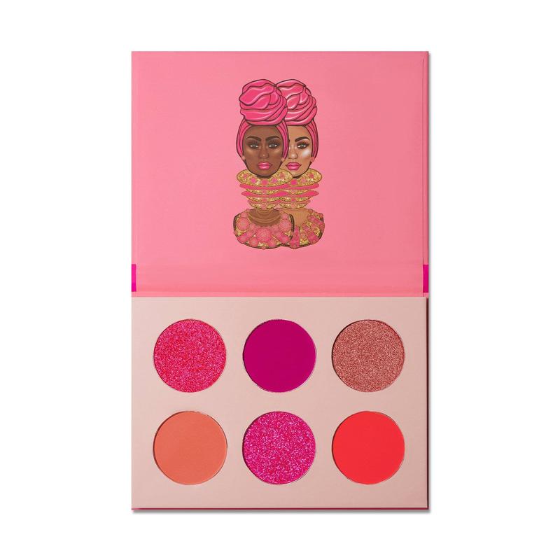 Juvia's Place Palette The Sweet Pinks - Deep Fuchsia, Soft & Sweet Pink, Shades of 6, Pressed Pigments, Professional Makeup, Pigmented , Makeup for Color & Shimmer