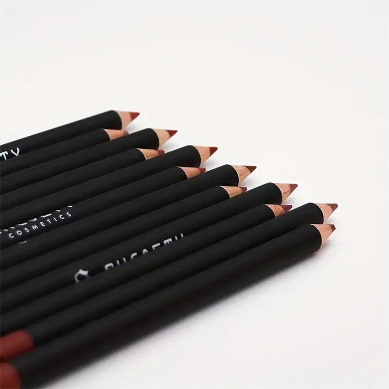 Long Lasting Lip Liner Pencil Set, 12pcs box Waterproof Lip Liner Pencil, Natural Lip Makeup Tool, Suitable for All Occasions Lip Makeup