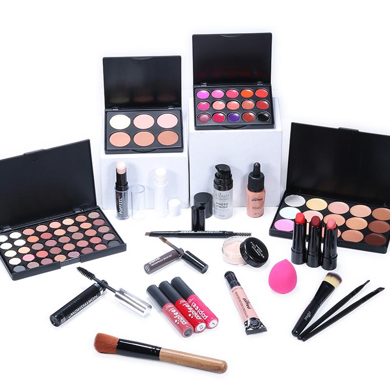 Makeup Full Gift Set for Women Beginners and Professionals, Include Makeup Brush, Eyeshadow Palette, Lip Gloss Set, Lipstick, Blush, Concealer, Mascara, Eyebrow Pencil, Foundation