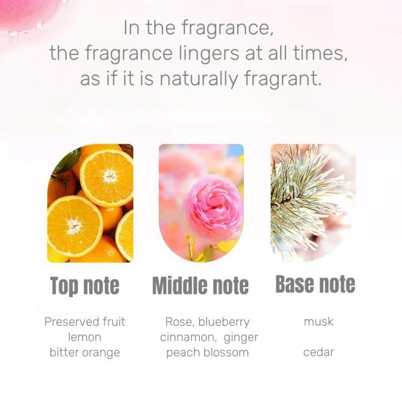 75ml Bear Design Perfume, Flower & Fruit Scented Perfume, Refreshing and Lovely Fragrance Suitable for Daily Office, Travel and Gifts