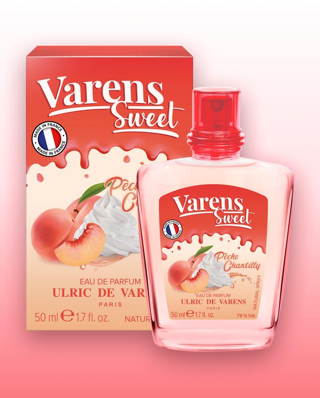 Ulric de Varens Sweet PECHE CHANTILLY Eau De Parfum for Women 1.7 Fl Oz