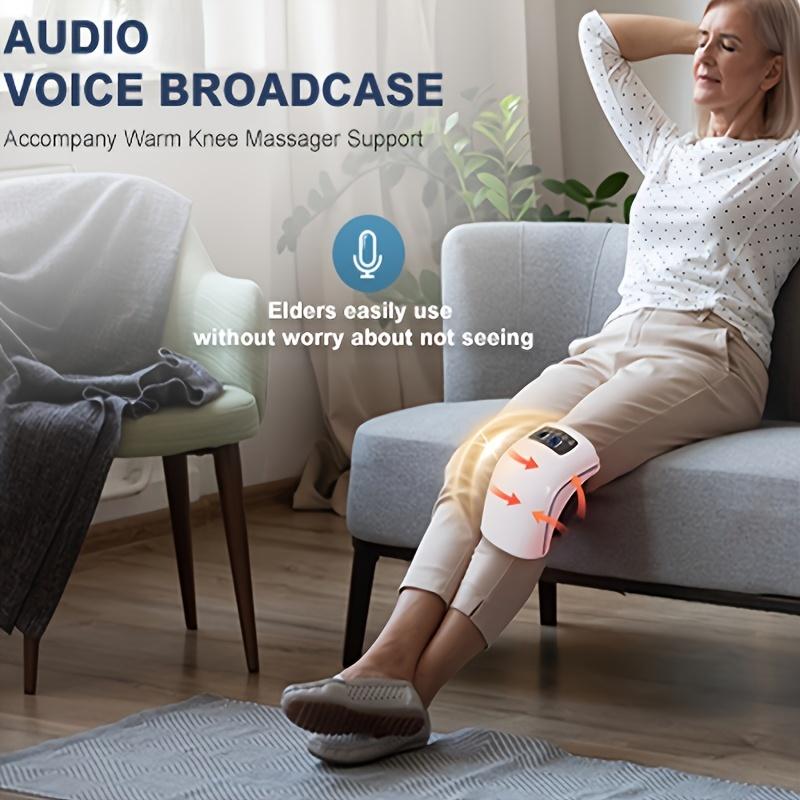 Smart Knee Massager with Heat Therapy, Vibration, and Air Compression | Relieve Joint Pain, Improve Circulation, and Soothe Sore Knees | Perfect for Seniors, Athletes, and Everyday Comfort!