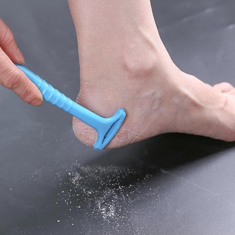 Foot Pedicure Scraper, 1 Summer Portable Plastic Foot Callus Remover, Bathroom Accessories, Multifunctional Professional Pedicure Tool for Men & Women, Bathroom Gadgets, Home & Travel Use