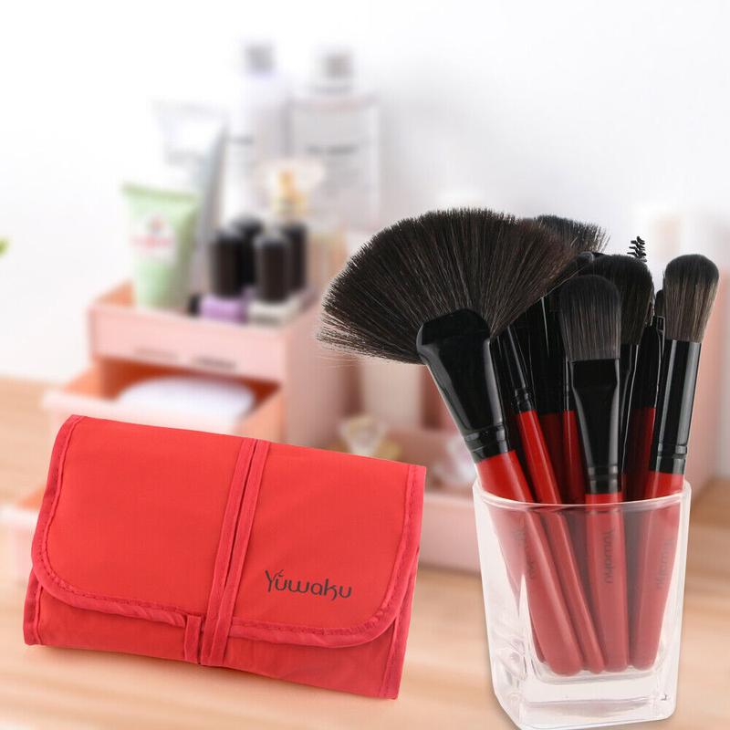 32PCS Professional Make up Brushes Set Cosmetic Tool Kabuki Makeup+ Luxury Bag Eyeshadow Plastic