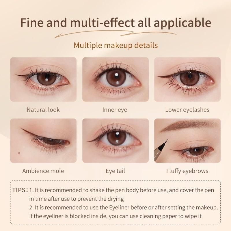 Judydoll Ultra-Fine Liquid Eyeliner for Eye Makeup - Lipliner liquid eyeliner