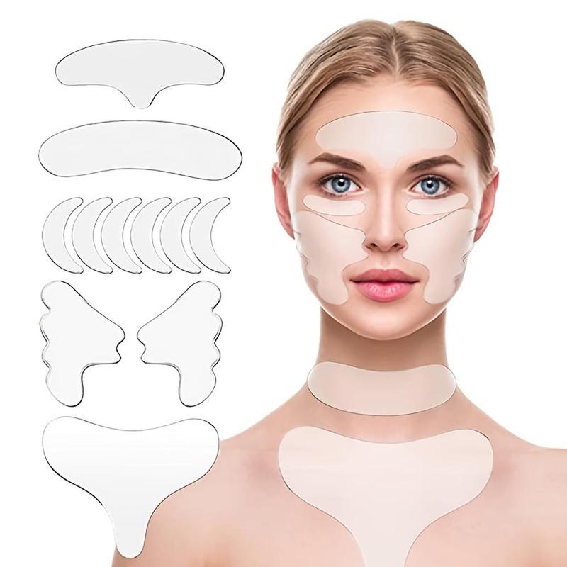 Silicone Face Sticker Set, Face Lifting Sticker, Anti-wrinkle Face Lifting Patches, Skin Care Tools for Women & Men