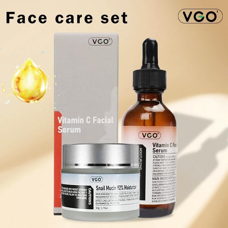 Vitamin C Facial Serum 30ml 60ml Deep Hydration, Antioxidant, Even Skin Tone, Natural Anti-Aging USA Skincare Skin Repair Comfort Snail Mucin 92% Hydrat Cream Acne Cleanser Daily Gentle Radiance  Moisture Moisturize Hydrate