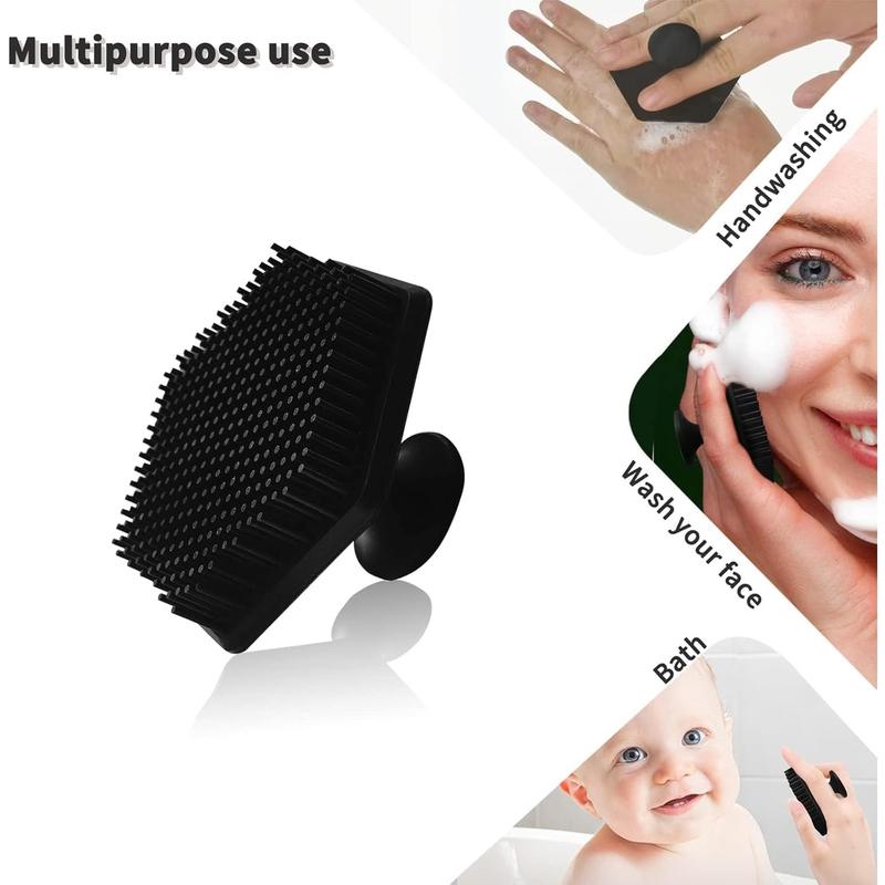 Face Scrubber, Silicone Face Scrubber for Men Gentle Exfoliator Pad & Massager Facial Cleansing Wash Brush - Removes Dead & Dry Skin