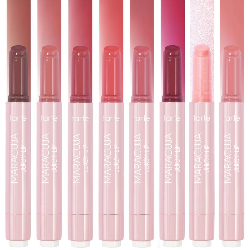 tarte maracuja juicy lip balm - buildable coverage & a glossy balm finish