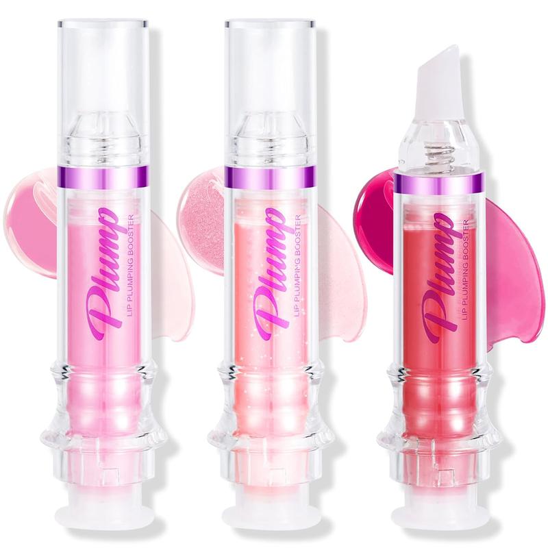 Lasting Plumping Gloss & Hydrating Booster - Spicy Lip Enhancer for High-Shine Volume -Moisturizing Lip Makeup for Women & Girls