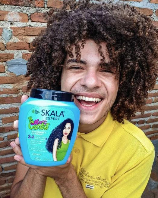 SKALA Hair Type 3ABC - Mais Cachos & Divino Potinho Combo - Hydrate Curls, Eliminate Frizz, For Curly Hair - 2-IN-1 Conditioning Treatment & Cream to Comb Conditioner Haircare