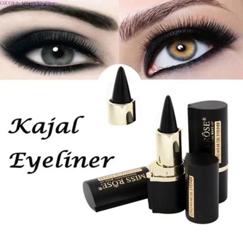 Wateroroof Makeup Eyes Pencil Longwear Black Gel Eye Liner Sticker Eyeliner Make Up EyeLiner Lapis De Olho Delineador Lipliner Water Proof Cosmetic Smooth