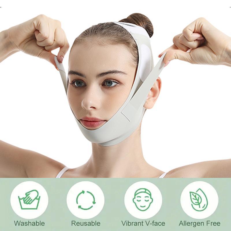 Face Lifting Bandage, Christmas V Line Facial Skin Lifting & Firming, for Double Chin for Women, Face Lift Tape, Skincare Tools, for Christmas Gift