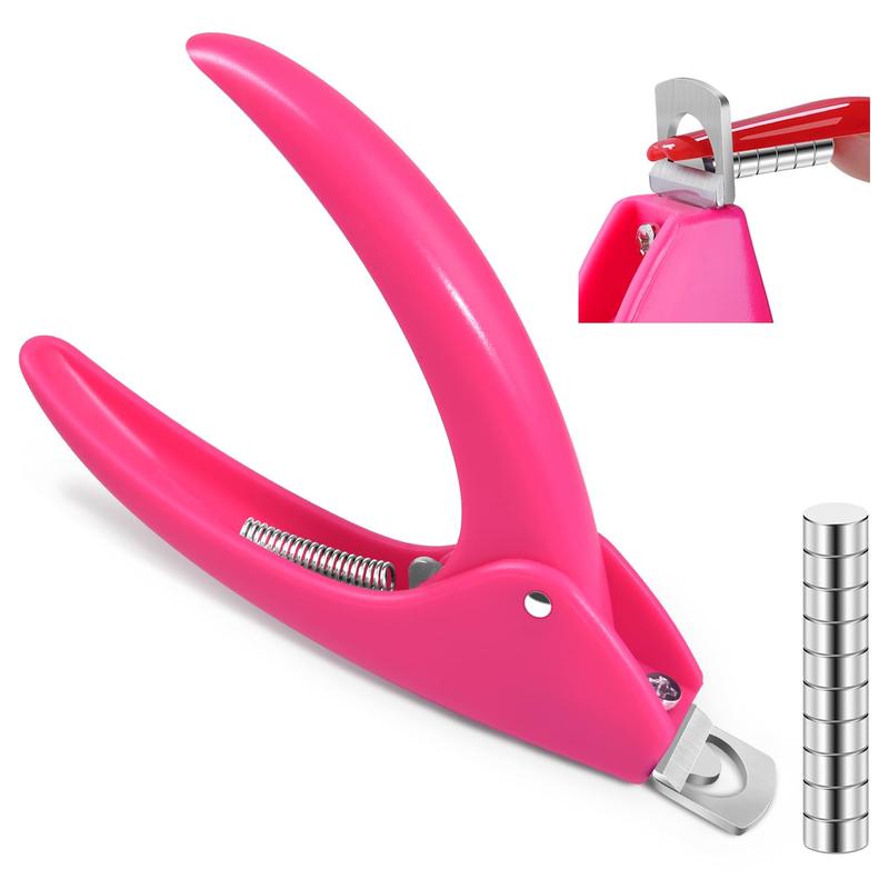 Professional Acrylic Nail Clipper with Magnetic Sizer - Precision Nail Cutters for Perfect Nail Tips, Ideal for Salon and Home Nail Art Enthusiasts