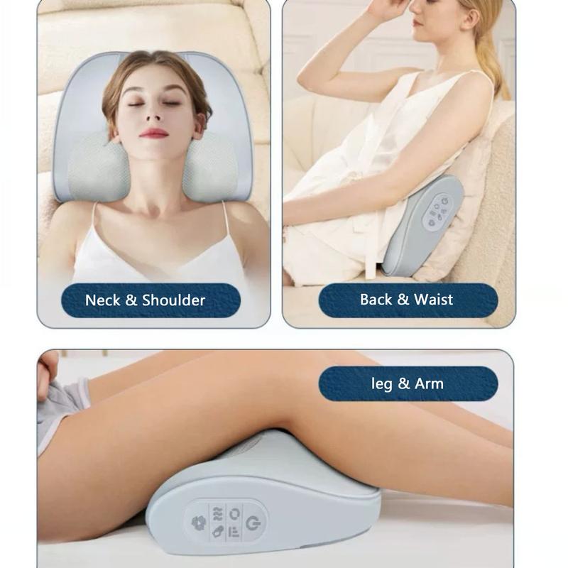  3D Shiatsu Massager for Shoulder Neck Waist Leg - Best Christmas Gift for Parents Wife Husband