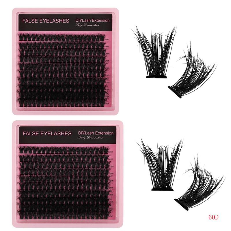 Mixed Length Eyelash Extensions, 200pcs box Individual False Eyelashes, Reusable Eyelash Extensions, Self Grafting Curl Eyelashes for Women & Girls, Christmas Gift