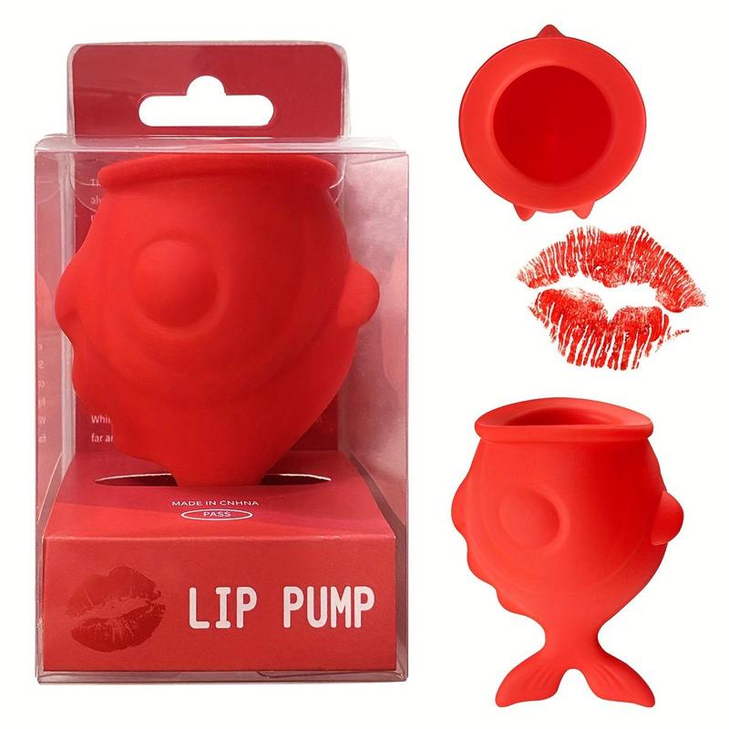 Fish Shaped Soft Silicone Lip Pumper, Plumping Lip Maker, Portable Lip Plumping Tool, Lip Care Tool for Women, Summer Gift, Lip Plumper