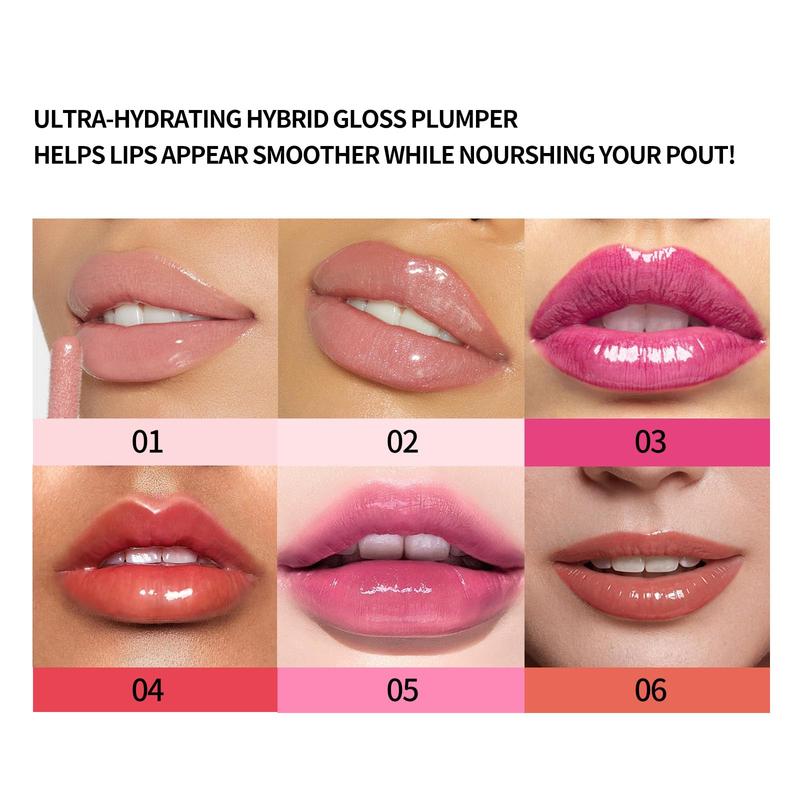 Lasting Plumping Gloss & Hydrating Booster - Spicy Lip Enhancer for High-Shine Volume -Moisturizing Lip Makeup for Women & Girls