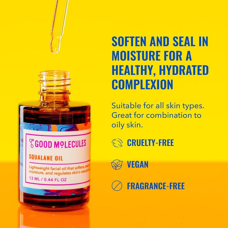 Squalane Oil - Moisturizer for Face, Skin, and Hair, Plumping, Firming, Anti-Aging - Skincare for Face to Hydrate and Calm the Skin