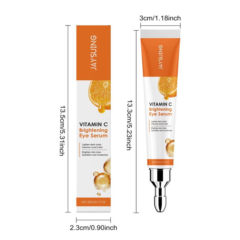 Vitamin C Eye Cream, Brightening & Firming Eye Serum, Moisturizing Eye Care Product for Women & Men, Daily Skincare Product for Eye Skin