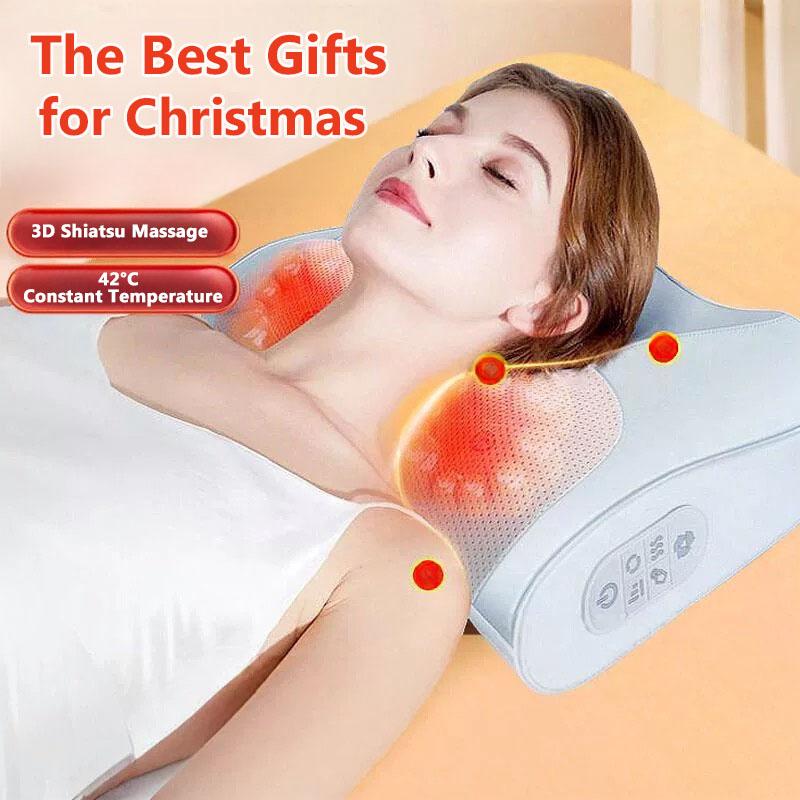  3D Shiatsu Massager for Shoulder Neck Waist Leg - Best Christmas Gift for Parents Wife Husband