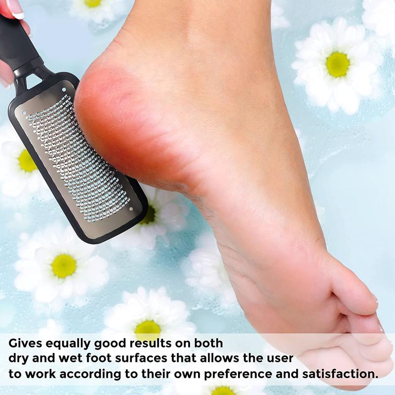 Portable Foot File, Handheld Thickened Design Callus Remover, Exfoliating Foot Care Tool