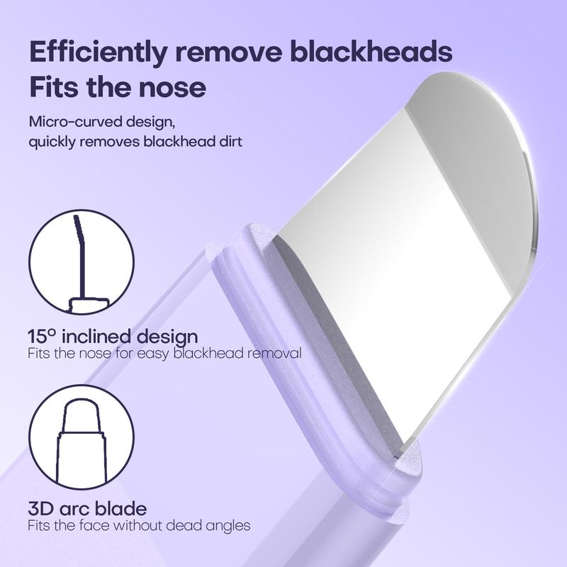 Manual Blackhead Cleansing Tool with Lid, Clear Facial Cleansing Tool, Facial Skin Care Tool, Skin Care Tool for Women & Men Daily Use