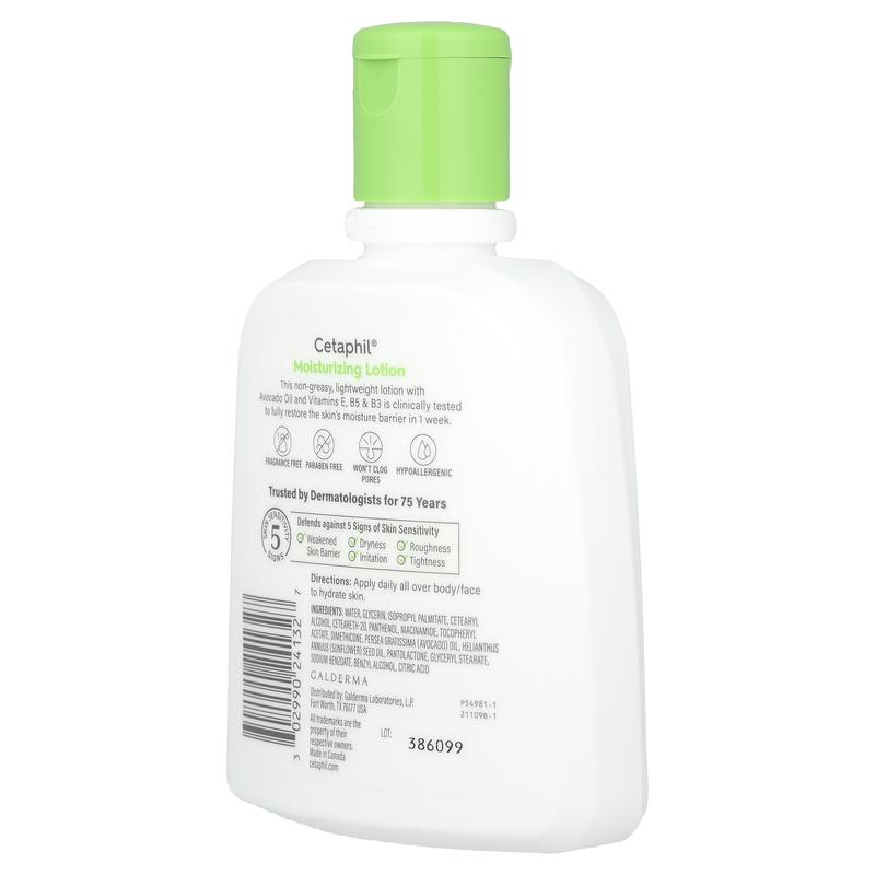 Cetaphil Moisturizing Lotion, Fragrance Free, 8 fl oz (237 ml)