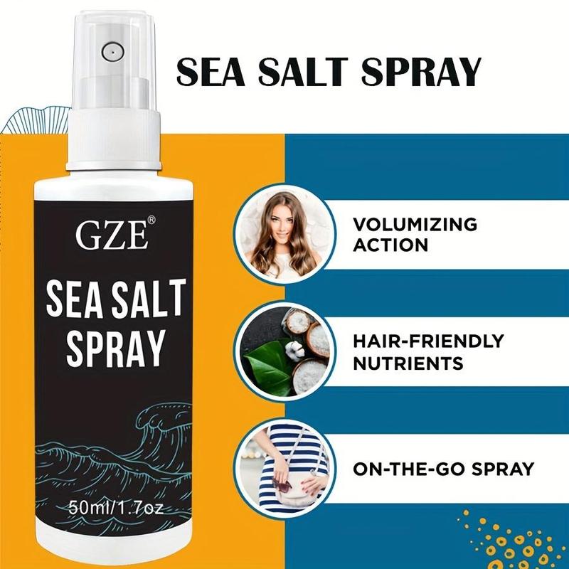 Natural Sea Salt Spray, Hair Thickening Spray, Hair Texturizing Spray, Professional Hair Styling Product for Men & Women Daily Use