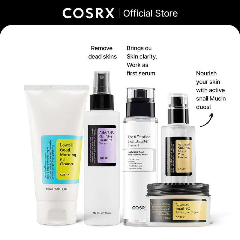 [COSRX Official] The COSRX Complete Korean Skincare Sets | SIMPLE AND EASY GLASS SKIN