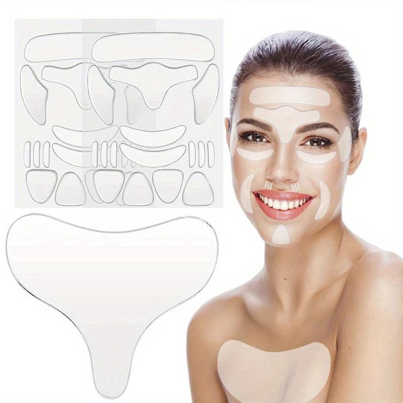 Silicone Face Sticker Set, Face Lifting Sticker, Anti-wrinkle Face Lifting Patches, Skin Care Tools for Women & Men